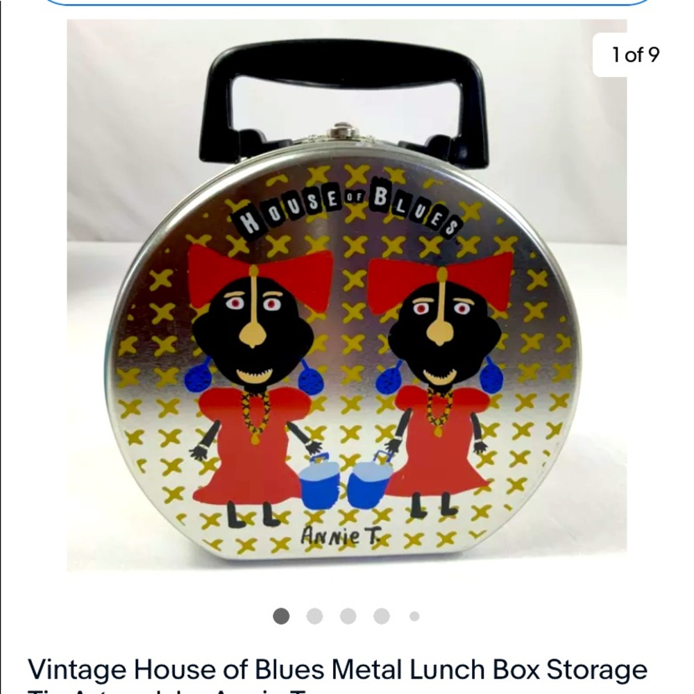 Annie Toliver house of blues lunchpail vintage collectible